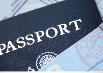入籍证书和护照